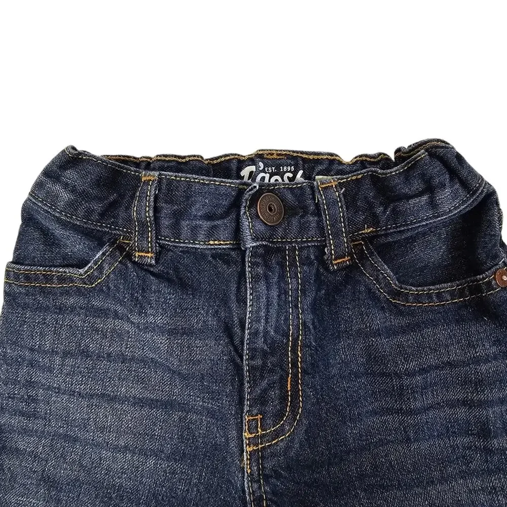 OshKosh B'Gosh Classic Denim Blue Jeans Toddler Size 4T Unisex